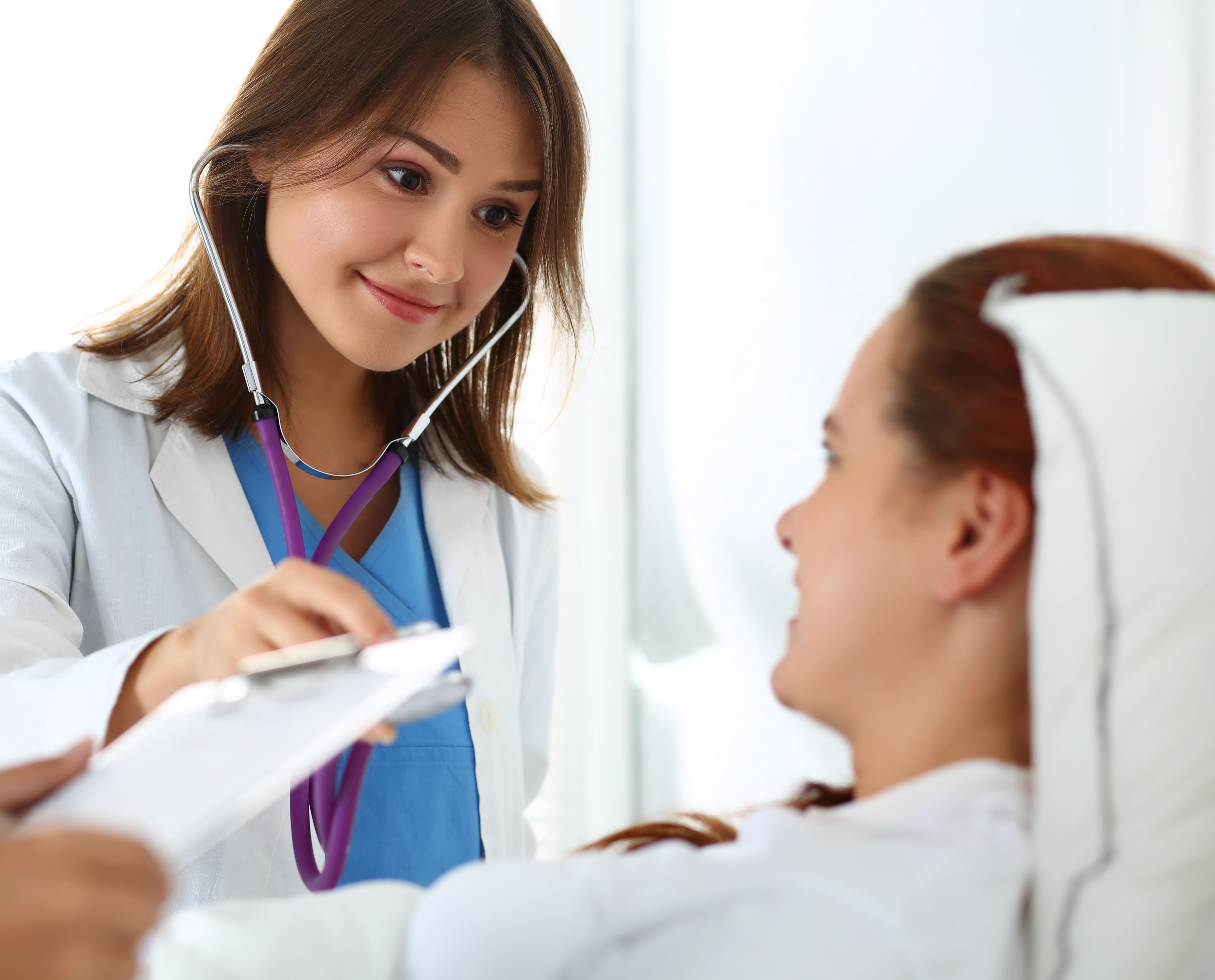 female-student-examine-pt
